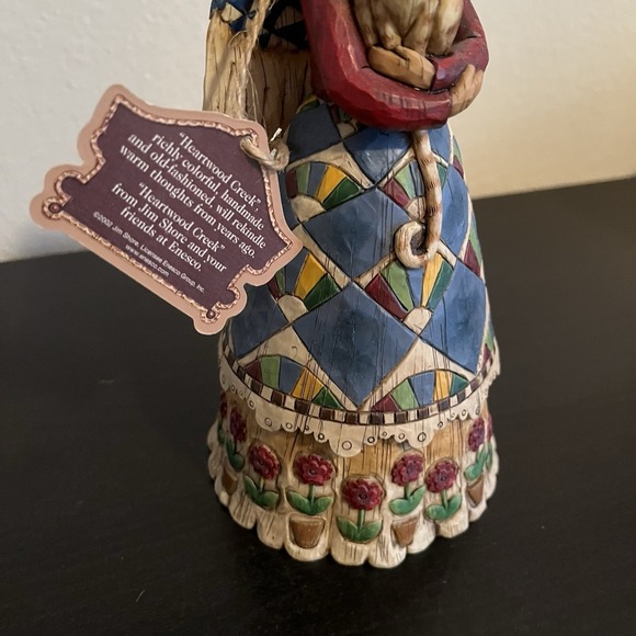 Jim Shore 2002 Angel with Cat  Heartwood Creek by Enesco F105170 Figurine W/tag - Picture 12 of 12
